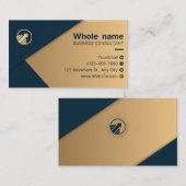 「モダンプロフェッショナル・ビジネス・カード（ネットワーク）」 名刺 (正面/裏面)