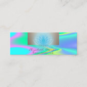 モダンプロフェッショナル,ロータス,ホログラフィック スキニー名刺 (正面)