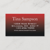 モダンプロフェッショナル 名刺 (裏面)