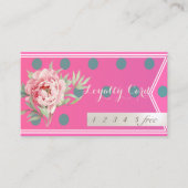 モダンプロフェッショナル,点々のある,フローラロイヤリティカード ロイヤリティカード (正面)