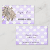 モダンプロフェッショナル,点々のある，花ロイヤリティカード ロイヤリティカード