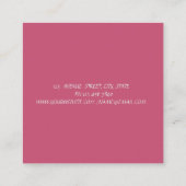 モダンプロフェッショナル、Instagram スクエア名刺 (裏面)