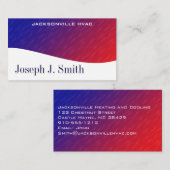 モダンプロフェッショナルHVAC名刺 名刺 (正面/裏面)