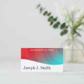 モダンプロフェッショナルHVAC名刺 名刺 (スタンド正面)