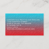 モダンプロフェッショナルHVAC名刺 名刺 (裏面)