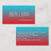 モダンプロフェッショナルHVAC名刺 名刺 (正面/裏面)