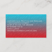 モダンプロフェッショナルHVAC名刺 名刺 (裏面)