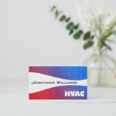 モダンプロフェッショナルHVAC名刺 名刺 (スタンド正面)