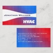 モダンプロフェッショナルHVAC名刺 名刺 (正面/裏面)