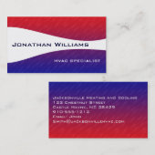 モダンプロフェッショナルHVAC名刺 名刺 (正面/裏面)