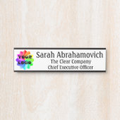 モダンプロフェッショナルOffice Doorシンボルや象徴のロゴ サインプレート (正面)