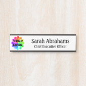 モダンプロフェッショナルOffice Doorシンボルや象徴のロゴ サインプレート (正面)