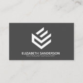 モダンプロフェッショナルQRコード名刺 名刺 (正面)