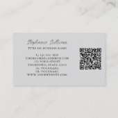 モダンプロフェッショナルQRコード 名刺 (裏面)