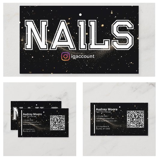 モダンプロフェッショナルQRコード 名刺