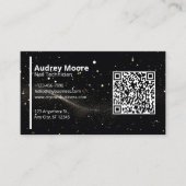 モダンプロフェッショナルQRコード 名刺 (正面)