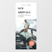 モダンプロモーションフォトブラックビジネス広告ウィンドウC ウィンドウサイン (シート)