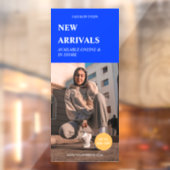 モダンプロモーションフォトブルービジネス広告 ウィンドウサイン (シート2)