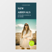 モダンプロモーション写真グリーンビジネス広告 ウィンドウサイン (シート)