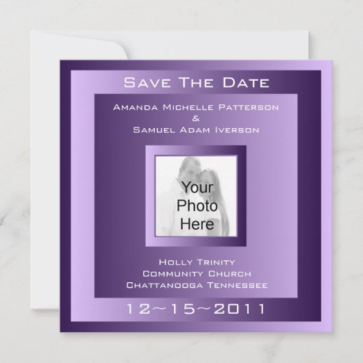 モダンプ王室のラムエレガンス セーブザデート (正面)