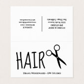 モダンヘアサロンロイヤルティ 名刺 (外部フラット)