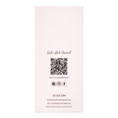 モダンヘアスタイリスト ピンクブラッシュ価格表 ラックカード (裏面)