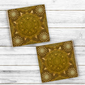 モダンヘキサ金ウルシ大曼荼羅 ノートブック