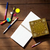 モダンヘキサ金ウルシ大曼荼羅 ノートブック