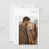 モダンベジ結婚ュ 招待状 (正面)