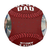 モダンベストダッド 父の日 2枚の写真 野球ボール (正面)