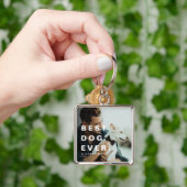 モダンベストドッグエバーフォトキープサケ キーホルダー (手)