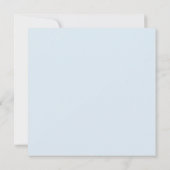 モダンベビーシャワー 招待状 (裏面)