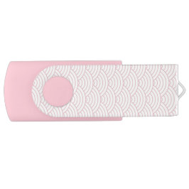 モダンベビーピ日本のンク波の幾何学的パターン USBフラッシュドライブ