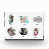 モダンベビー写真コラージュ フォトブロック (正面)