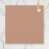 モダンベビー写真 |あなたは私の人生を完全な贈り物にする フェイバータグ (裏面)