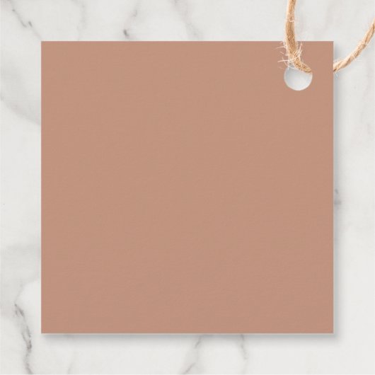 モダンベビー写真 |あなたは私の人生を完全な贈り物にする フェイバータグ (裏面)