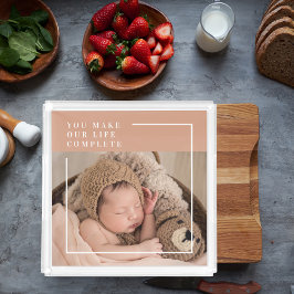 モダンベビー写真 |あなたは私の人生を完全な贈り物にする ポスター