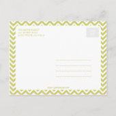 モダンベビー誕生発表 – Sage 案内ポストカード (裏面)