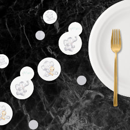 モダンベビー象ユニセックス赤シャワー コンフェッティ