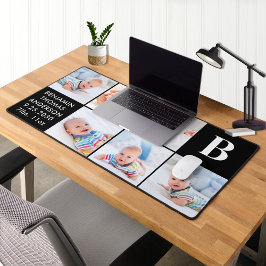 モダンベビー6カスタムフォトコラージュパーソナライズされた デスクマット