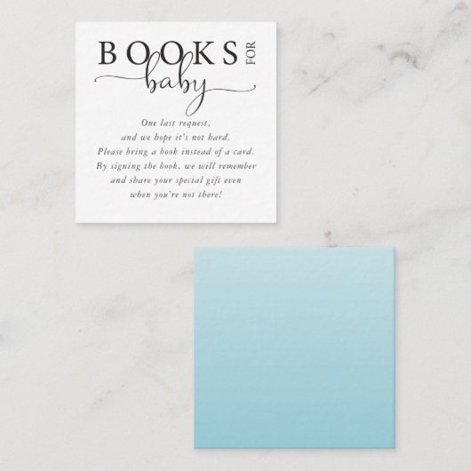 モダンベビー スクエア名刺 (正面/裏面)