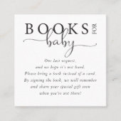 モダンベビー スクエア名刺 (正面)