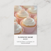 モダンベーカリーカスタムフォトホワイト ロイヤリティカード (正面)