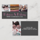 モダンベーカリーケータリングスイーツショップ名刺 名刺 (正面/裏面)