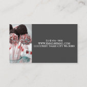 モダンベーカリーケータリングスイーツショップ名刺 名刺 (裏面)