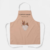 モダンベーカリープロフェッショナルロゴ エプロン (正面)