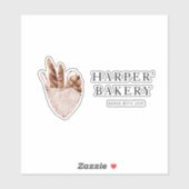 モダンベーカリープロフェッショナルロゴ シール (シート)