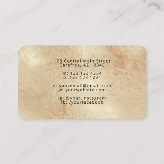 モダンベーキングと料理器具 名刺 (裏面)