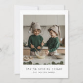 モダンベーキングスピリッツ明るい兄弟姉妹写真 シーズンカード (正面)