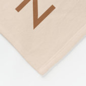 モダンベージュカスタム最高の友の写真 フリースブランケット (角)